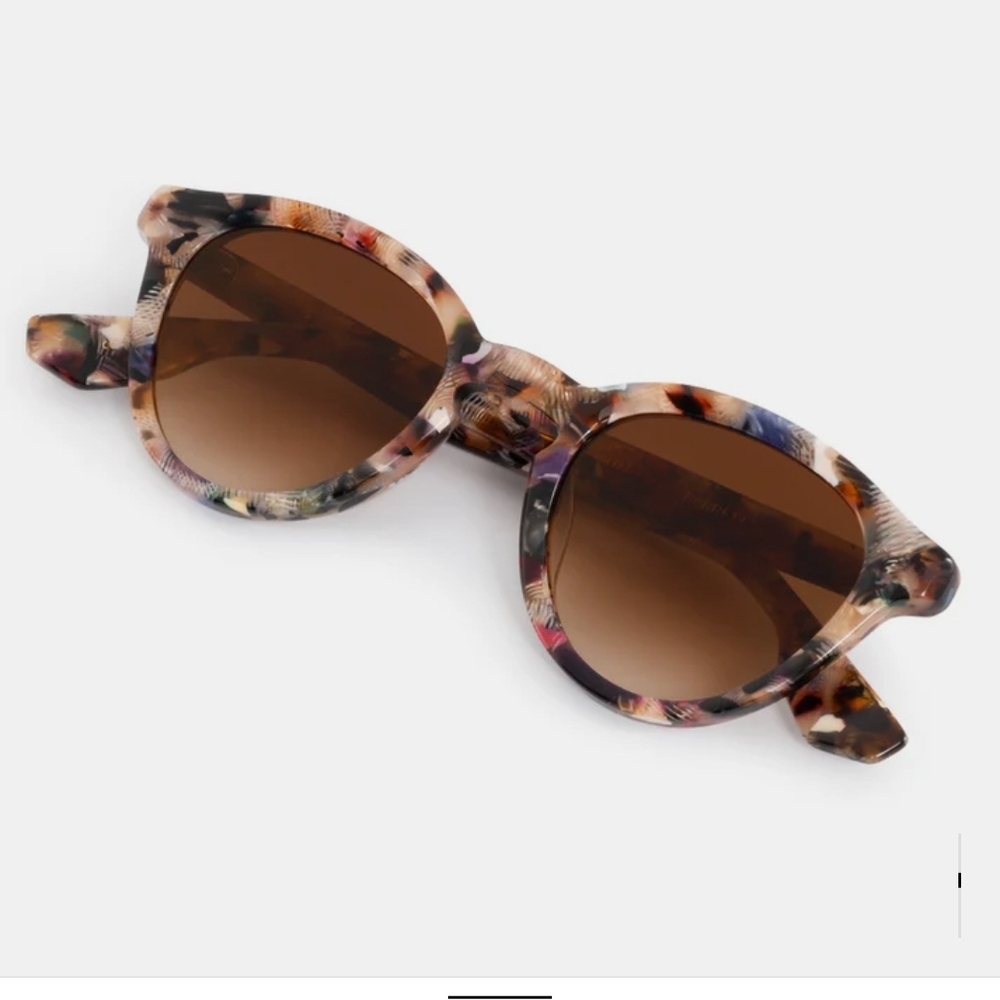 KREWE Multicolor Round Sunglasses